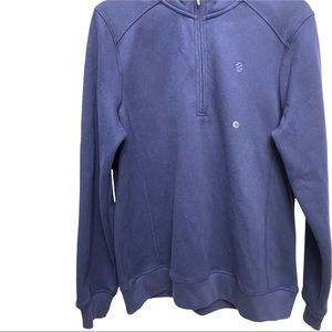 Izod men sweater size:L color: navy blue